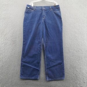 Carhartt FR Flame Resistant Straight‎ Leg Jeans 14x30 Blue Womens Workwear CAT2
